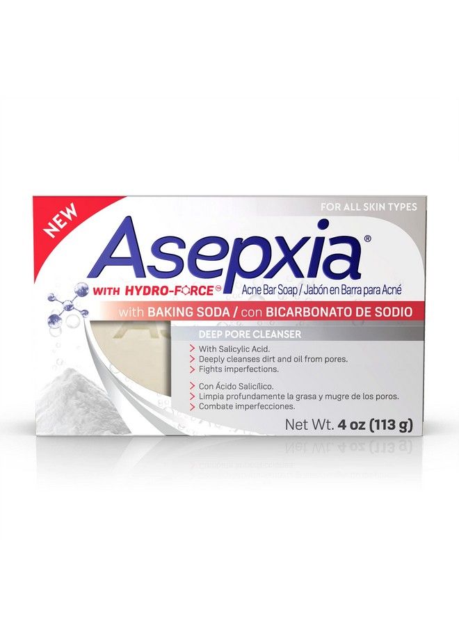 Asepxia Deep Cleansing Acne Treatment Bar Soap With Baking Soda And 2% Salicylic Acid 4 Ounce - Image 2