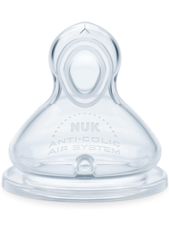 NUK Smooth Flow Anti Colic Baby Bottle, 5 oz, 4 Pack, Pink Bunnies - Image 4