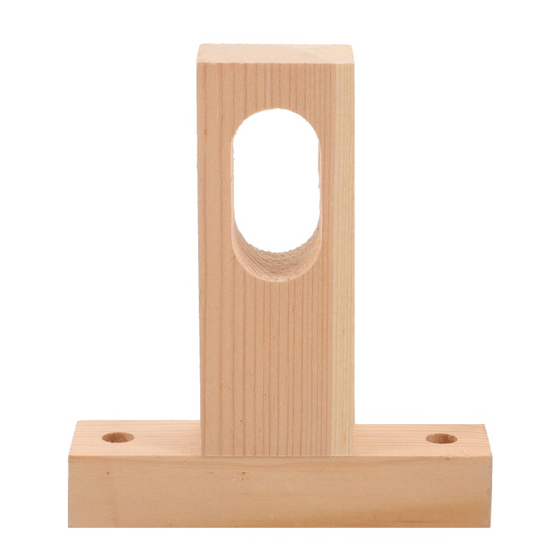 Ceiling Mount Closet Pole Bracket Closet Rod Holder Wood Closet Pole Holder - Image 1
