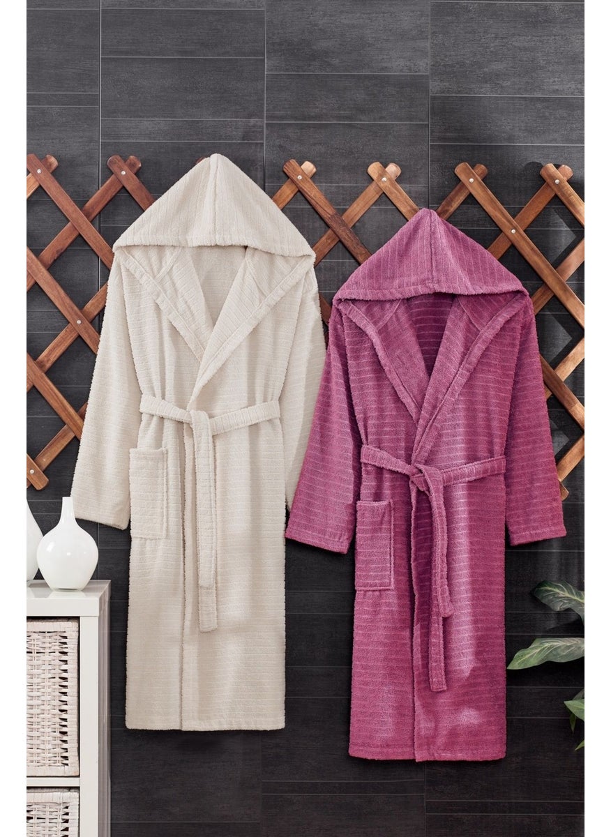 Casnack Quina 2-Piece Hooded Oversize Bathrobe Set  - Image 1