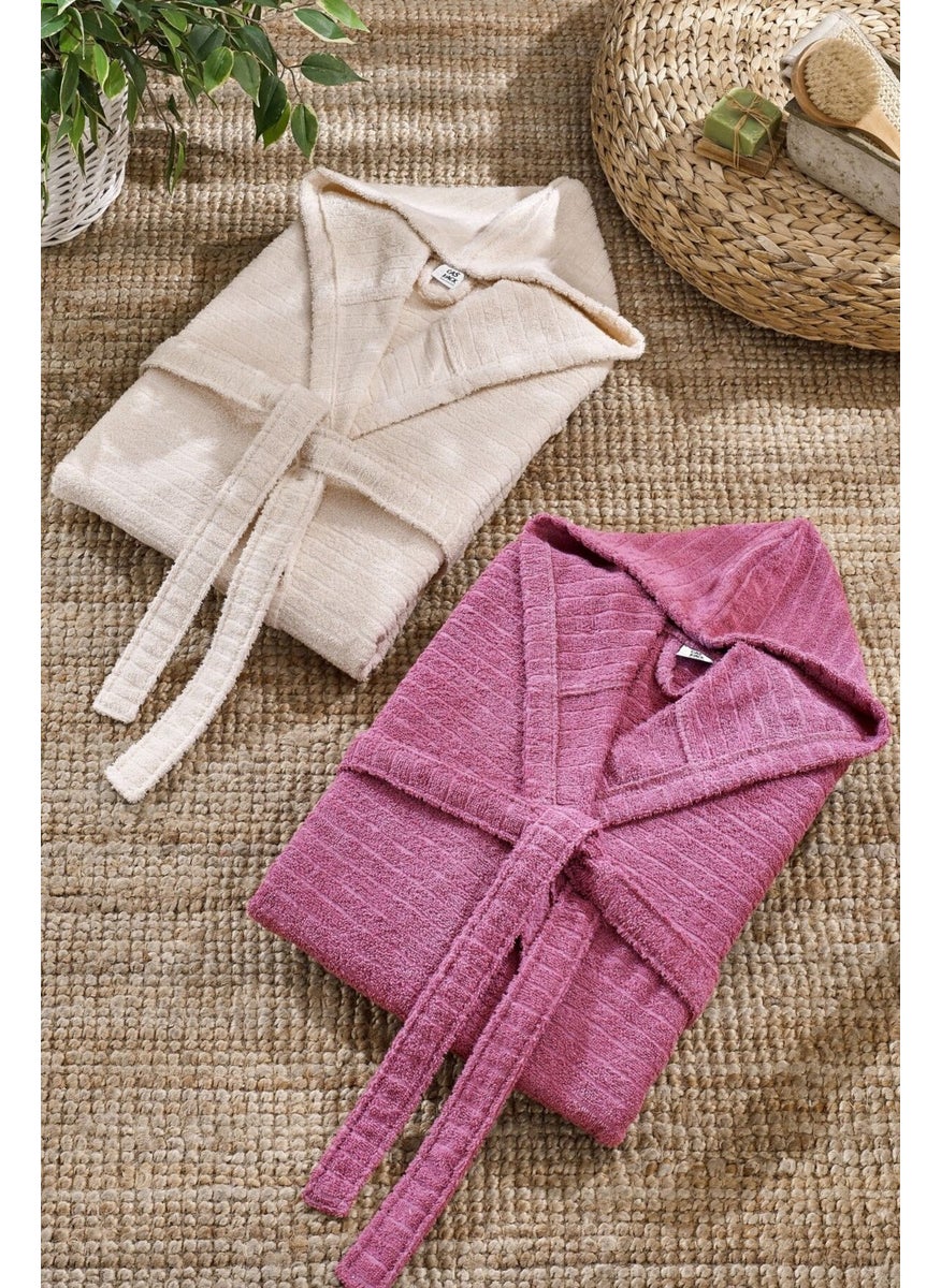 Casnack Quina 2-Piece Hooded Oversize Bathrobe Set  - Image 4