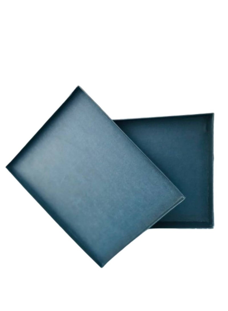 فيتاشيلي صندوق هدايا فاخر، صناديق هدايا قابلة للطي للهدايا مع غطاء، مناسبة جدًا للمهرجانات وأعياد الميلاد والذكرى السنوية وما إلى ذلك باللون الأسود (35 سم × 27 سم × 5 سم) - Image 1