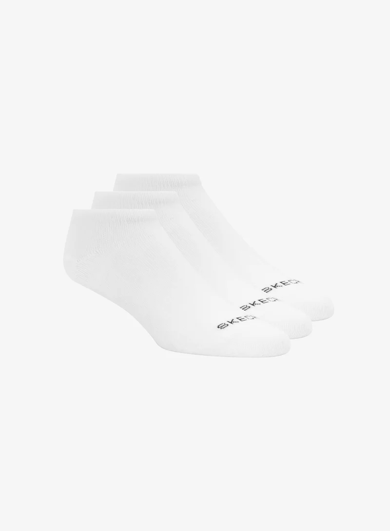 3 Pack Non Terry No Show Socks