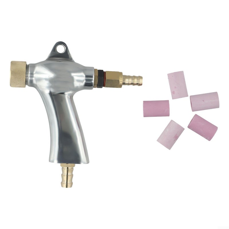 Portable Sandblaster Kit With 5 Ceramic Nozzles Size A For Rust Paint Removal Polishing - Image 2