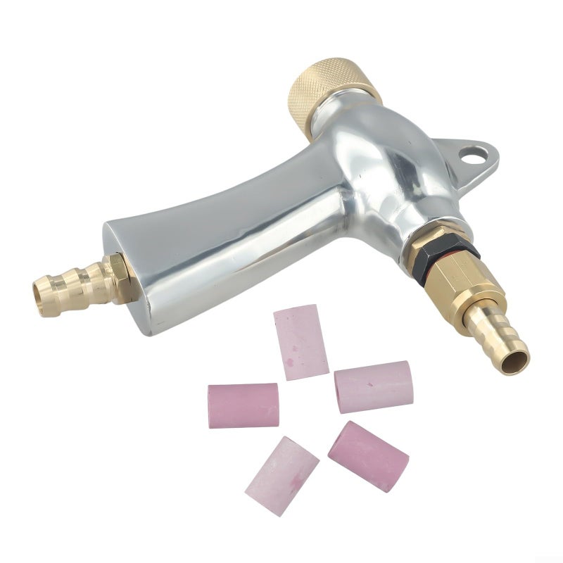 Portable Sandblaster Kit With 5 Ceramic Nozzles Size A For Rust Paint Removal Polishing - Image 3