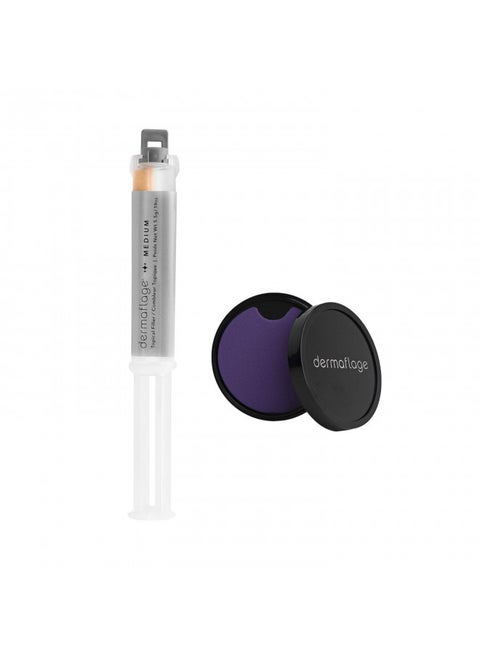 Dermaflage Scar Filler Kit - Medium - Deep Scar Cover and Waterproof Concealer for Acne Scars Wrinkles, and Ice Pick Scars Makeup, 1 mo supply