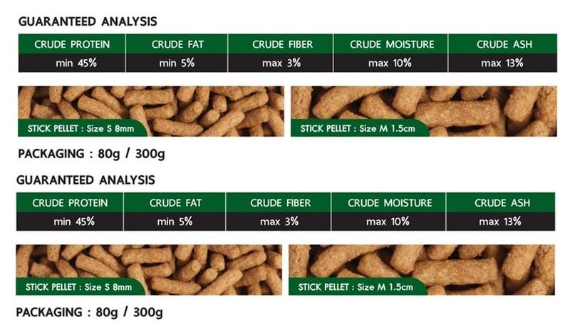 Deep Insect Inside (Cricket) with Calcium Plus++, Vitamin D3 Super Premium Food for Turtle & Reptile High Growth Small Pellet 300gm - Image 2