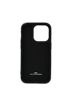 BMW Signature Collection Genuine Leather Cases With Cardslot Embossed Pattern For Iphone 14 Pro Black  - Image 4
