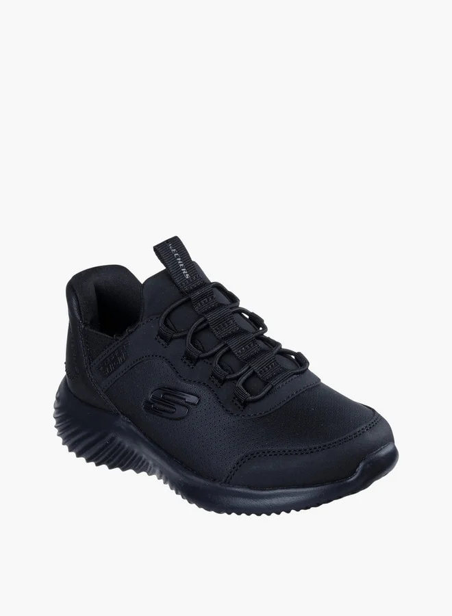 SKECHERS Boys' BOUNDER Slip-On School Shoes - 403896L-BBK
