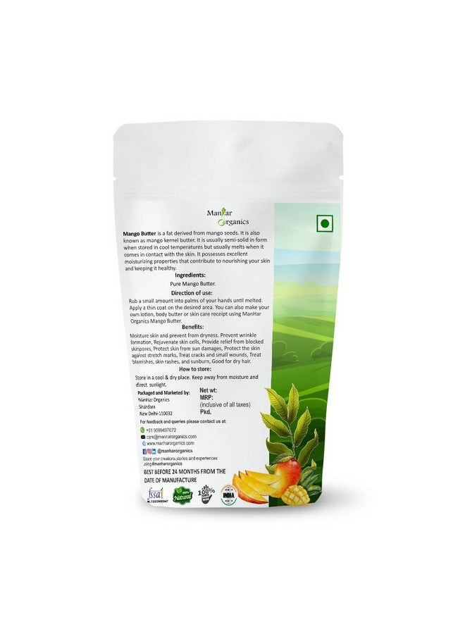 ManHar Organics ManHar Organic Mango Butter 1KG - Raw, Unrefined & African Body Butter | For Moisturization & Nourishment of Body and Skin | Lip Balm - Image 5