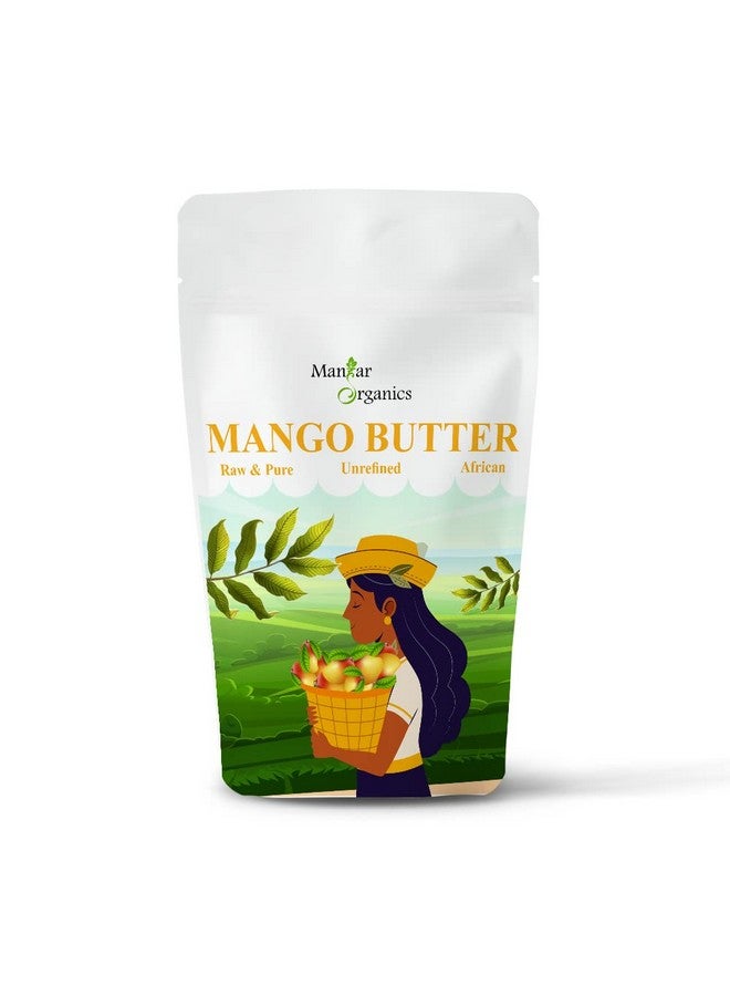 ManHar Organics ManHar Organic Mango Butter 1KG - Raw, Unrefined & African Body Butter | For Moisturization & Nourishment of Body and Skin | Lip Balm - Image 1