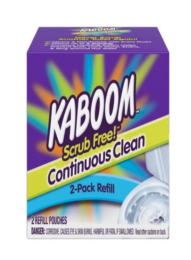 Kaboom Scrub Free! Continuous Clean Toilet Cleaning Refill Tablets (2 Count Per Package) *Refill Tablets Only. - Image 1
