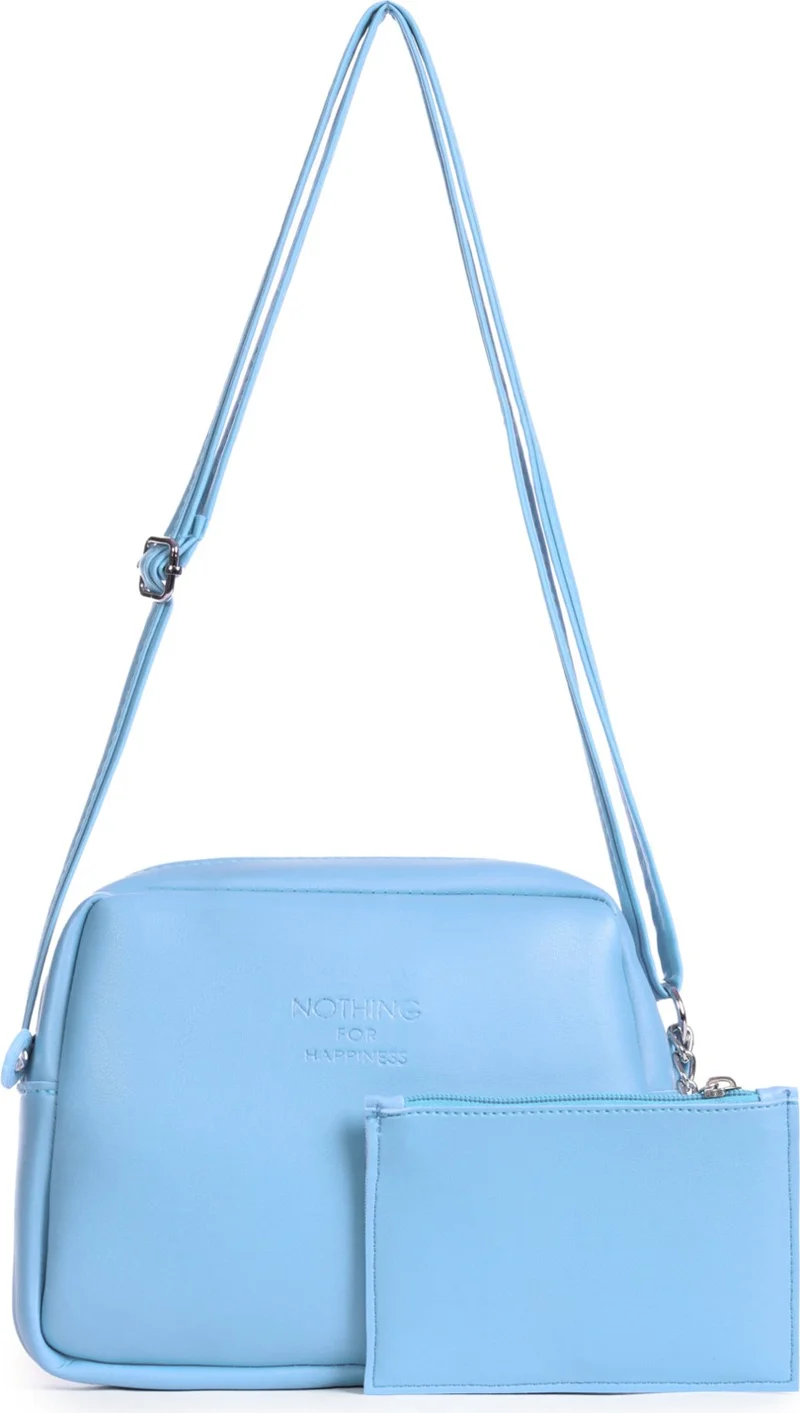 Nothing Women's Wallet Mini Urban Crossbody Zippered Adjustable Strap Model Handbag and Shoulder Bag