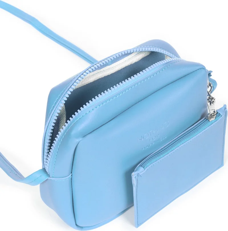 Nothing Women's Wallet Mini Urban Crossbody Zippered Adjustable Strap Model Handbag and Shoulder Bag
