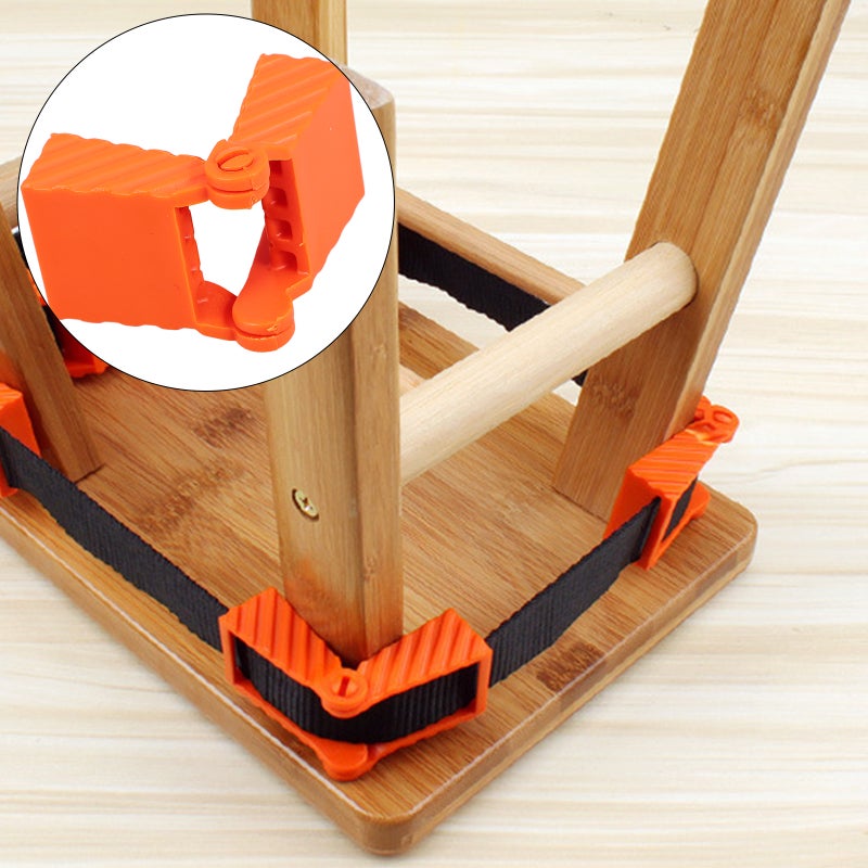 4pcs Strap Clamps Blocks Woodworking Band Clamps Blocks Ratchet Band Clamp Blocks - Image 5
