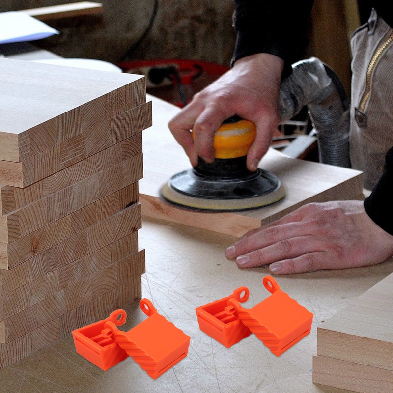 4pcs Strap Clamps Blocks Woodworking Band Clamps Blocks Ratchet Band Clamp Blocks - Image 3