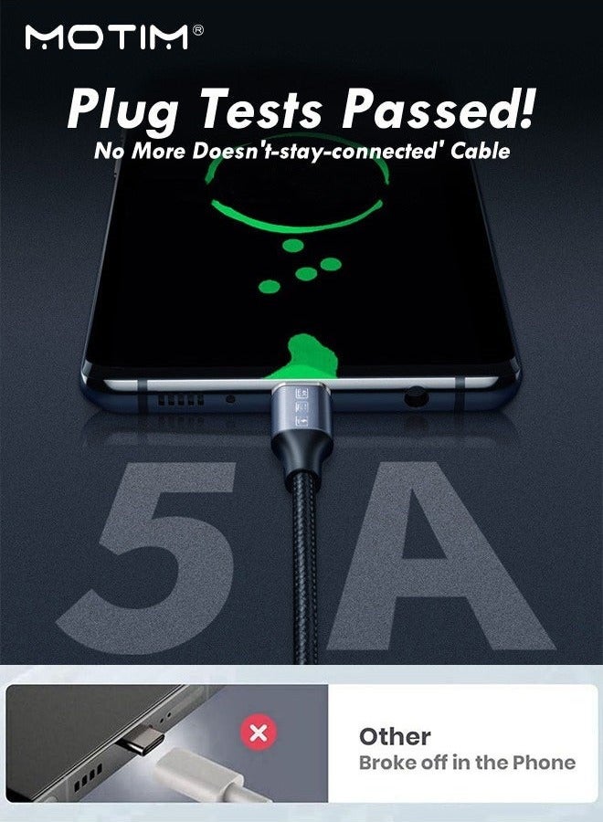 Motim USB C to USB C Cable 2M, 100W PD Fast Charging Cable, USB-C Cord Phone Charger Compatible With iPhone 16 15 Series MacBook Pro iPad Pro Samsung Galaxy S24 S23 Ultra Z Fold OPPO Honor OnePlus Huawei  - Image 4
