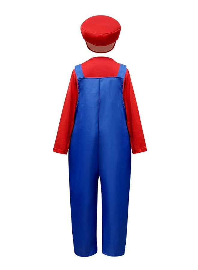 Children's Cosplay Of Super Mario Costume For Game Party Role-playing Attire - Image 3