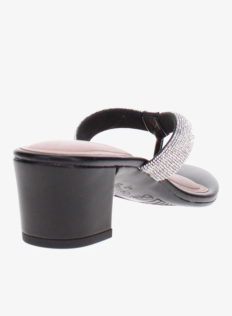 Beira Rio Black Beira Rio Women’s Low Heel Wedge Sandals – Comfortable Daily Wear with Stylish Support for Women | Best Price UAE