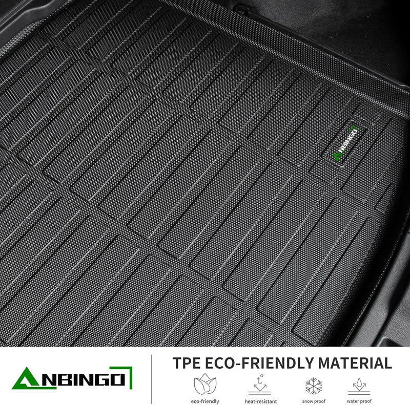 ANBINGO All Weather Cargo Liner for 2023-2025 Honda CR-V - Black Trunk Mat - Image 4