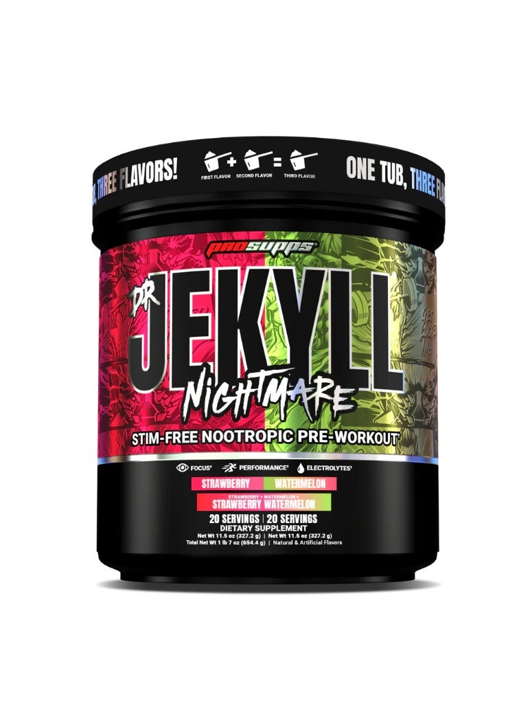 ProSupps Dr. Jekyll Nightmare Dual Tub Strawberry/Watermelon Total 40 serving - Image 1