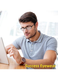 Success Eyewear Reading Glasses 2 Pair Fashion Folding Readers With Cases Unisex Glasses For Reading For Men And Women +1.5  - Image 4