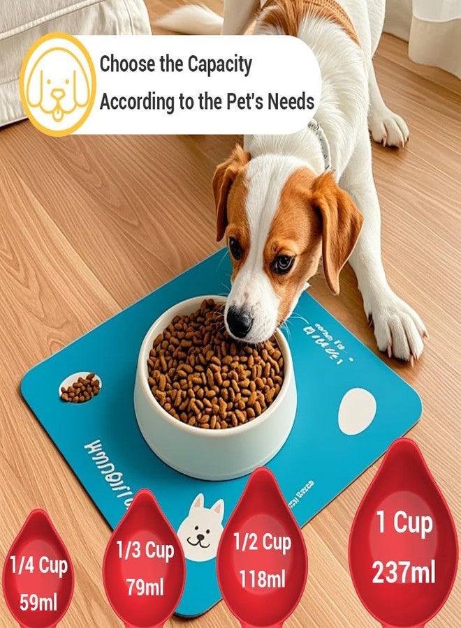 MAUJOY Braille Kitchen Measuring Cups (4-Piece) - Dual-Use for Braille Users & Sighted Individuals | Perfect for Baking, Cooking, Home & Science + Pet Food Measuring - Image 3