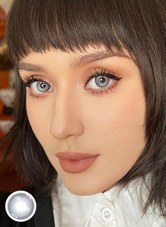 سيدة جديدة عدسات لاصقة ملونة زرقاء من فريش ليدي للاستخدام السنوي - Image 4