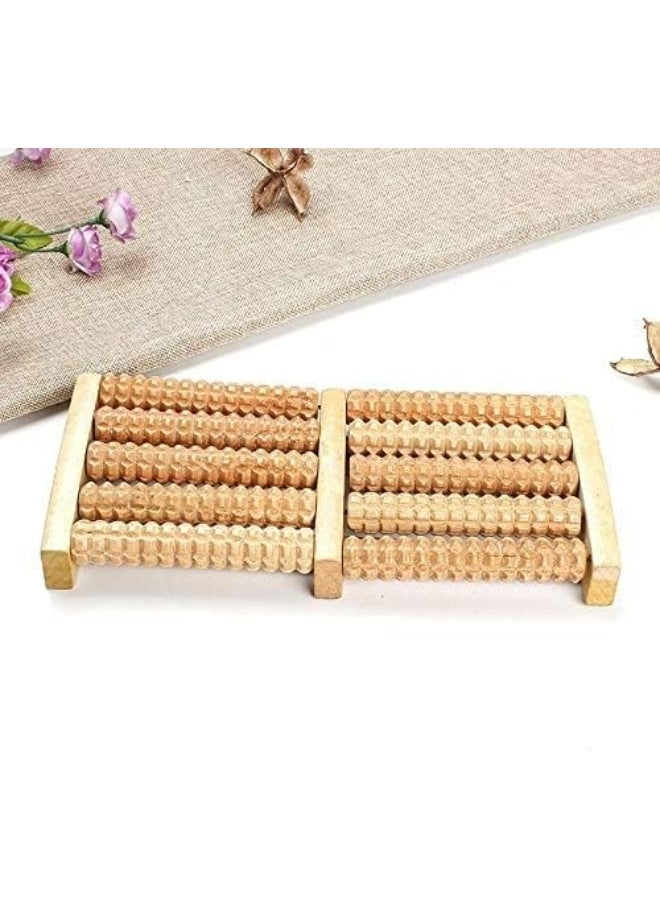 Foot Massager Traditional Wooden Roller Massager Without The Need Electricity Massage Relaxation Health Care Product - Image 2