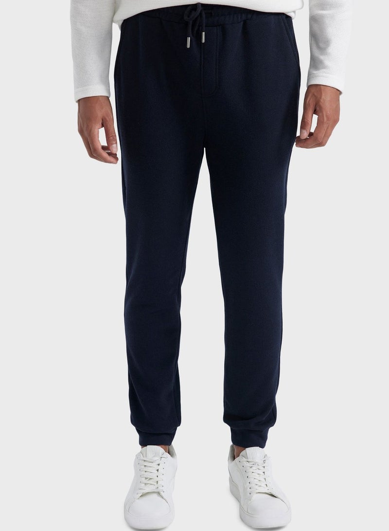DeFacto Essential Cuffed Sweatpants - Image 1