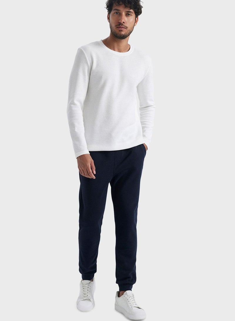 DeFacto Essential Cuffed Sweatpants - Image 3