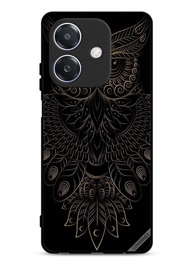 Covernex Oppo A3 5G Protective Case Cover Modern Floral Owl Art  - Image 1