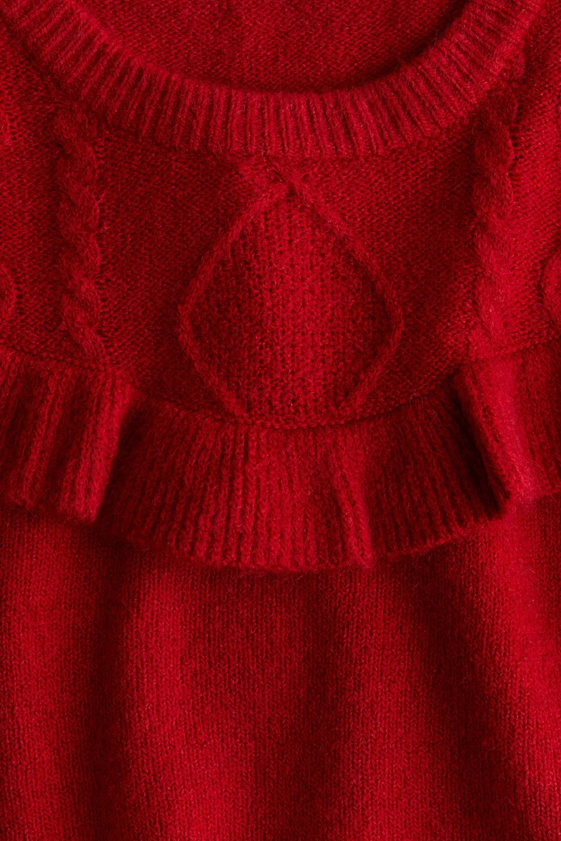 اتش اند ام Frill-Trim Jumper