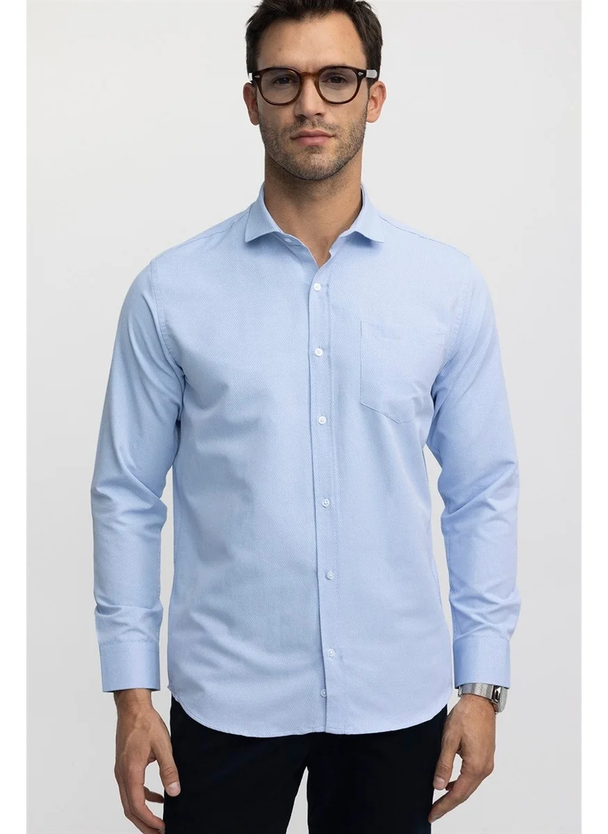 Tudors Classic Fit Patterned Men's Shirt