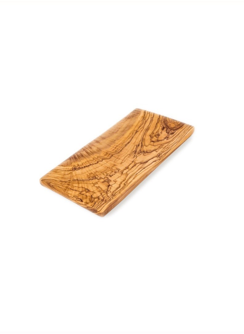 OLIVE WOOD SATIX - Olive Wood Rectangle Cutting and Chopping Board 30cm. - Image 1