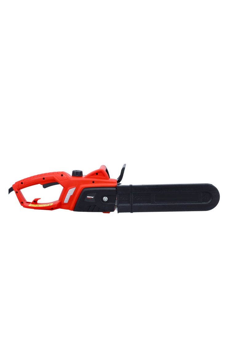 GEEPAS Electric Chainsaw Corded Chainsaw, 13m/s Max Chain Speed, Powerful Electric Saw with 350mm(14") Guide Bar, Effortless Cutting Of Wood, Trees & Branches  - Image 3