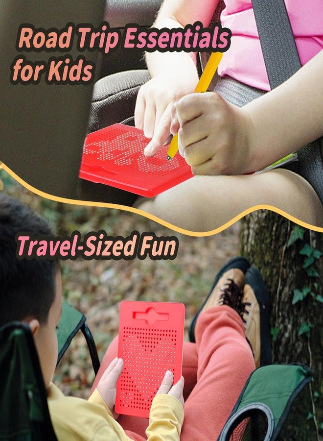 MAGBLOCK Magnetic Drawing Board Kids Writing Pad with Magnet Pen, Portable Educational Toys for Toddlers Kids Boys and Girls,Gifts Ideal for Travel and Road Trips (8.58in x6.89in) - Image 3