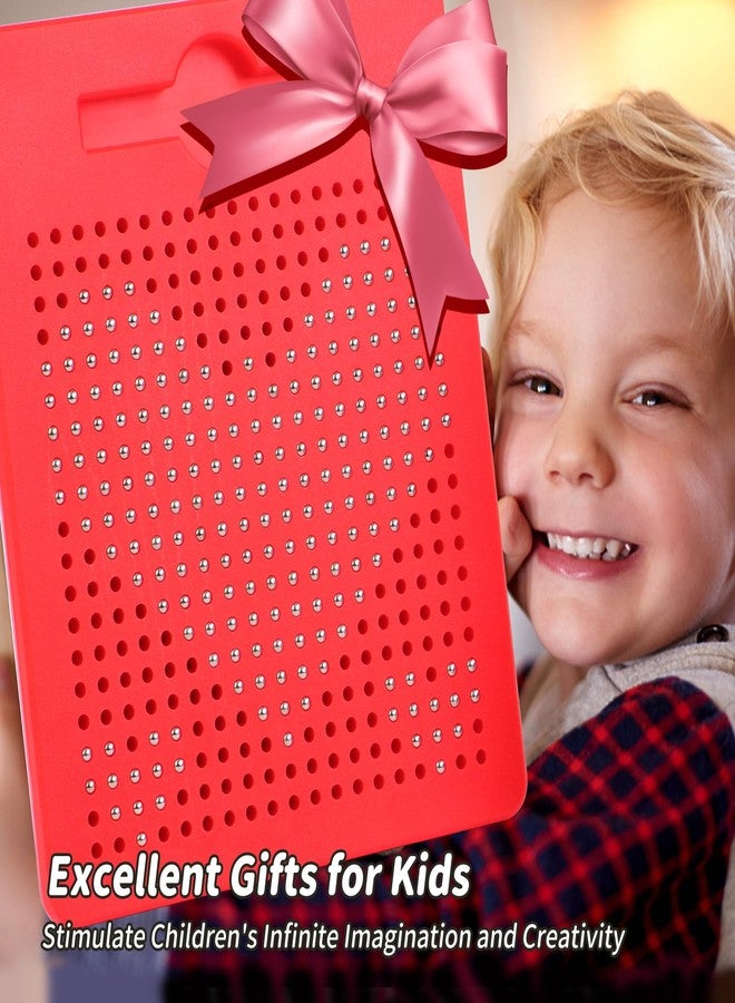 MAGBLOCK Magnetic Drawing Board Kids Writing Pad with Magnet Pen, Portable Educational Toys for Toddlers Kids Boys and Girls,Gifts Ideal for Travel and Road Trips (8.58in x6.89in) - Image 4