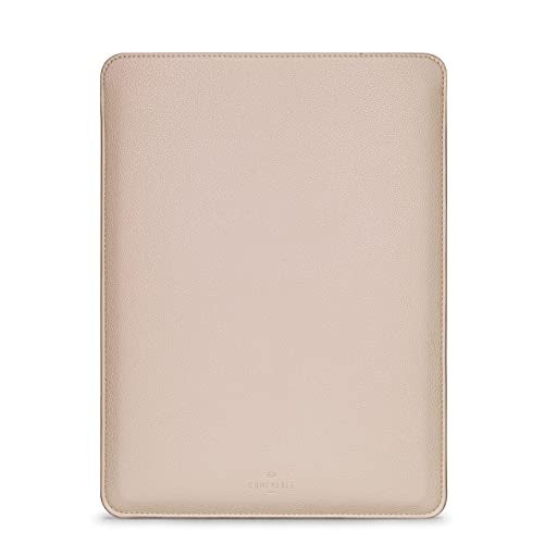 Comfyable Laptop Sleeve 13 Inch Precisely Compatible with MacBook Air M5 2026 MacBook ProNeo A18 Faux Leather Cover Case Sand - Image 1