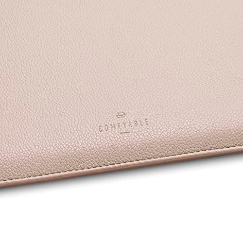 Comfyable Laptop Sleeve 13 Inch Precisely Compatible with MacBook Air M5 2026 MacBook ProNeo A18 Faux Leather Cover Case Sand - Image 3