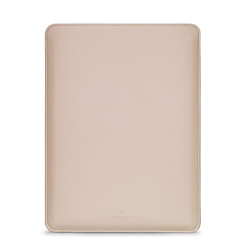 Comfyable Laptop Sleeve 13 Inch Precisely Compatible with MacBook Air M5 2026 MacBook ProNeo A18 Faux Leather Cover Case Sand - Image 2
