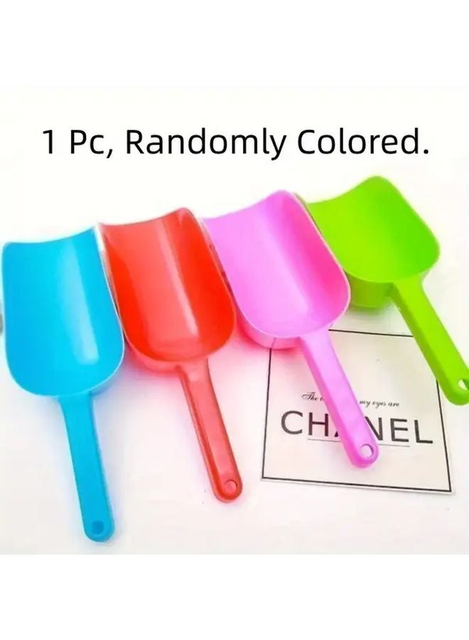 4 قطع مجموعة مجرفة زراعية بلاستيكية متينة مجرفة متعددة الأغراض للزراعة وتنظيف فضلات القطط وأعمال الفناء لون عشوائي - Image 2