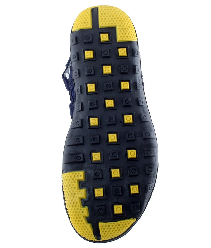 Lancer Men's Navy Yellow Sandals - 8 UK/India (42 EU)(EARTH-1NBL-YLW-8) - Image 5
