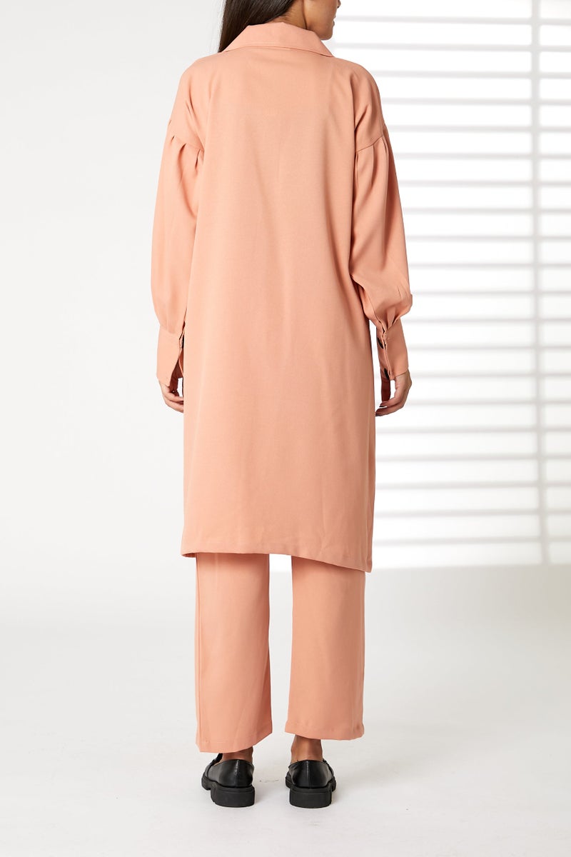 Moistreet Barbie Crepe Trench Coat Set - Image 3