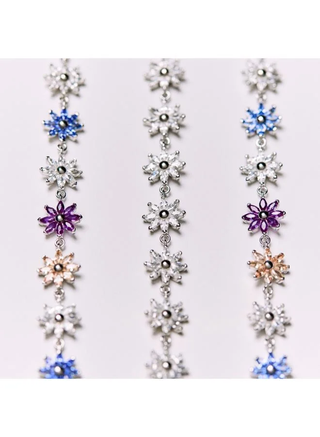 Rosato Gaia Sterling Soft Floral Bracelet