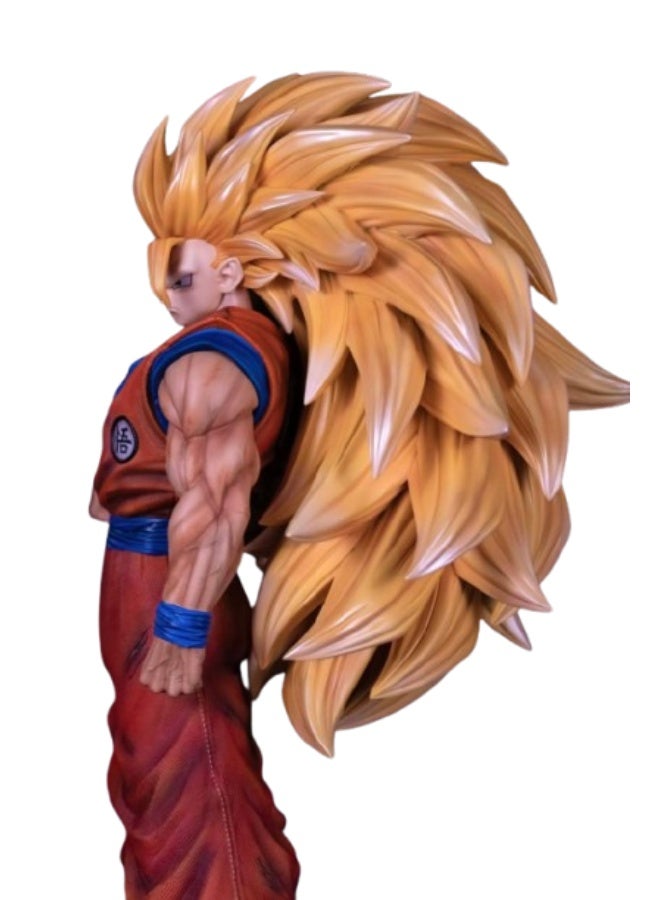Dragon Ball Super Saiyan Goku Resin Statue 1/4 Scale Figure Statue Toy - Image 4