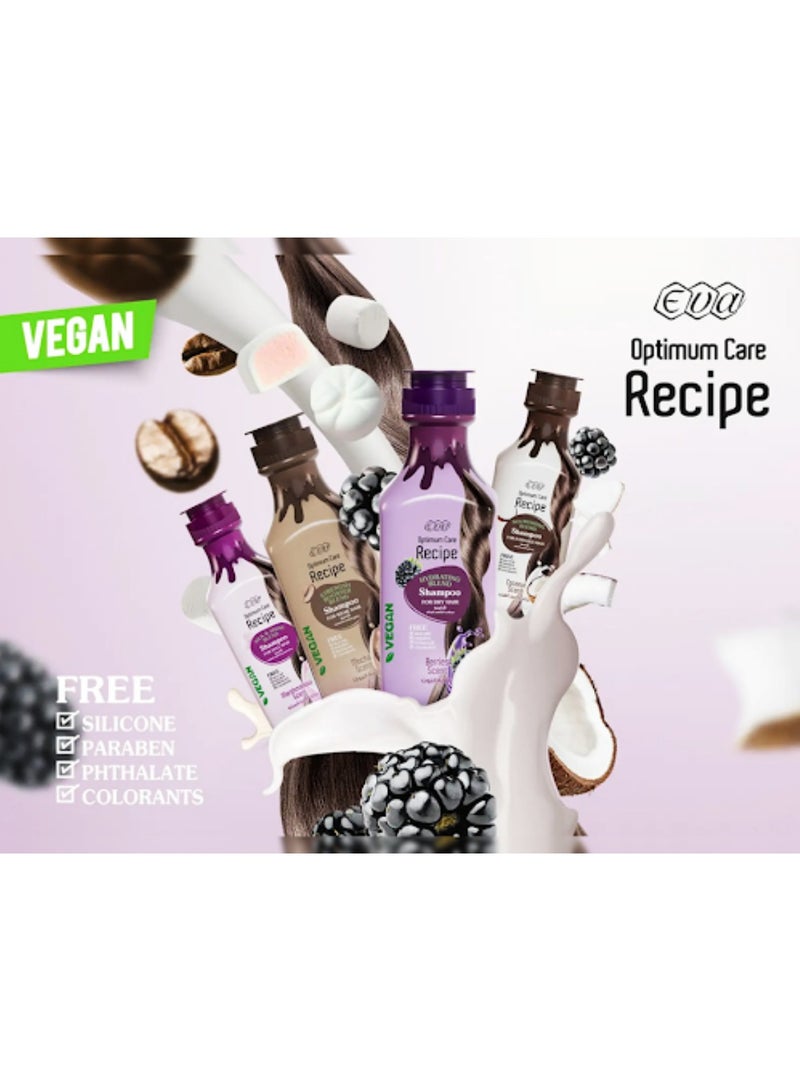 Eva Optimum Care Recipe Conditioner Hair Silky & Shin Blend Marshmallow Scent - 350 Ml - Image 3