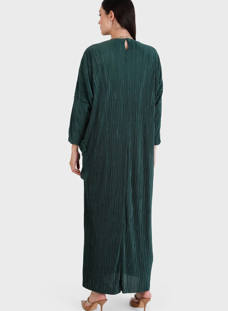 Refka by modanisa Belted Pocket Detail Dress