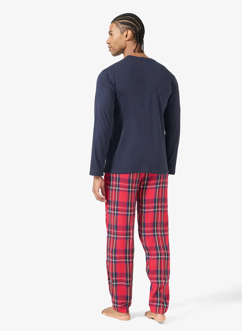 Seventy Five Nightwear T-Shirt & Pants Set