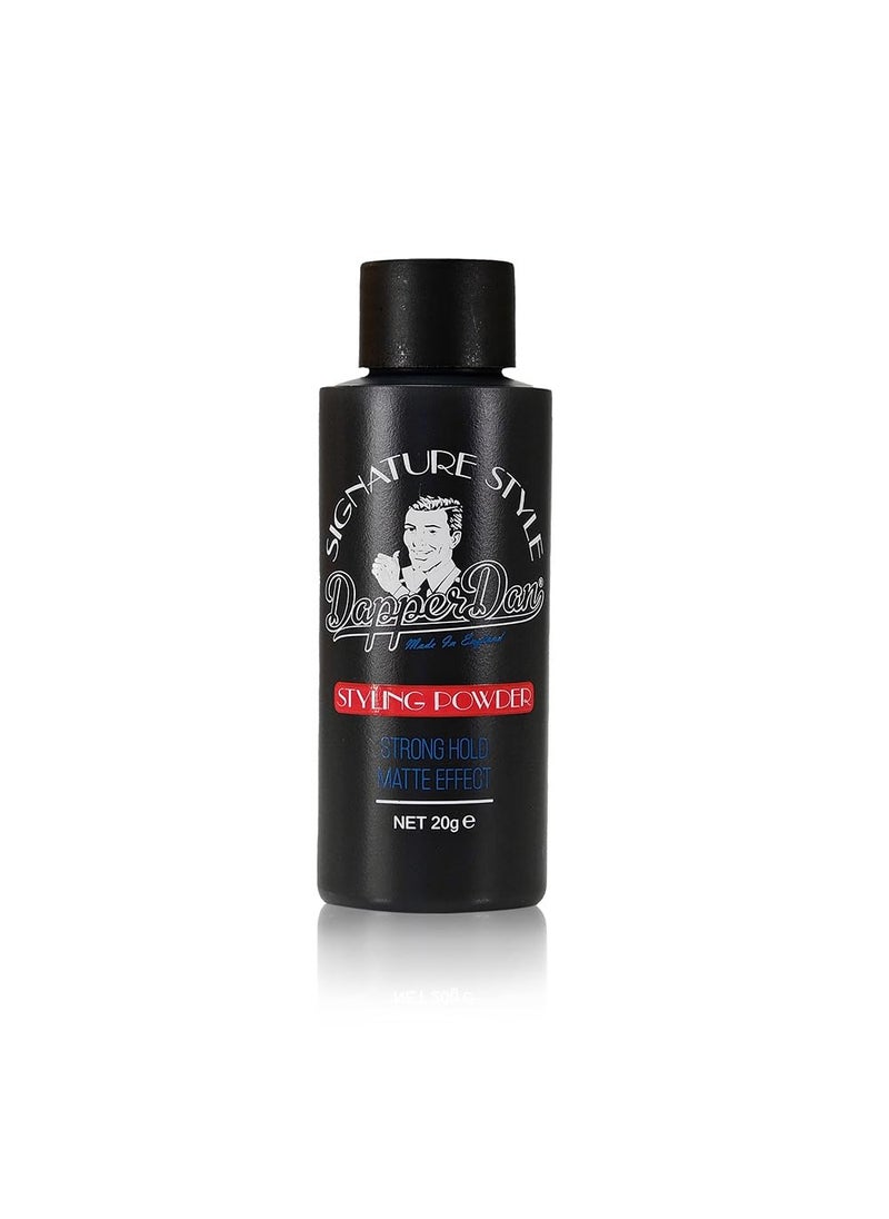 Dapper Dan Dapper Dan Signature Style Styling Powder Hair Texture Powder for Men Provides a Strong Matte Hold Thickening and Voluminous Finish Unscented 20g 